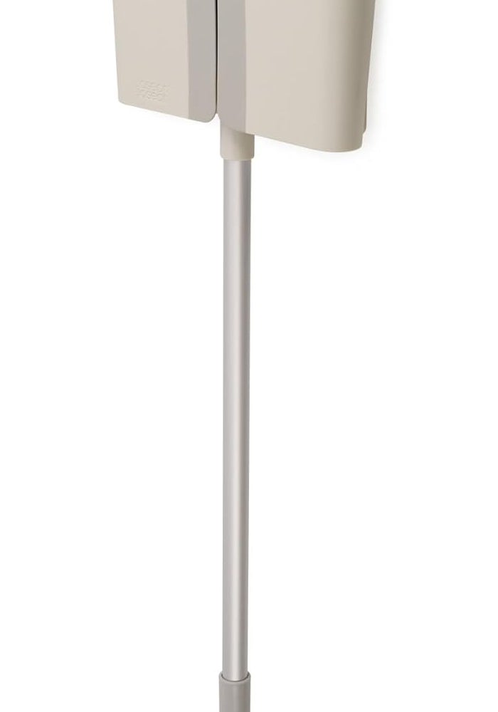 Joseph Joseph CleanTech Wall-Mounted Adjustable Long Handle Broom Sweeper with Dust-Shield Storage - Image 1